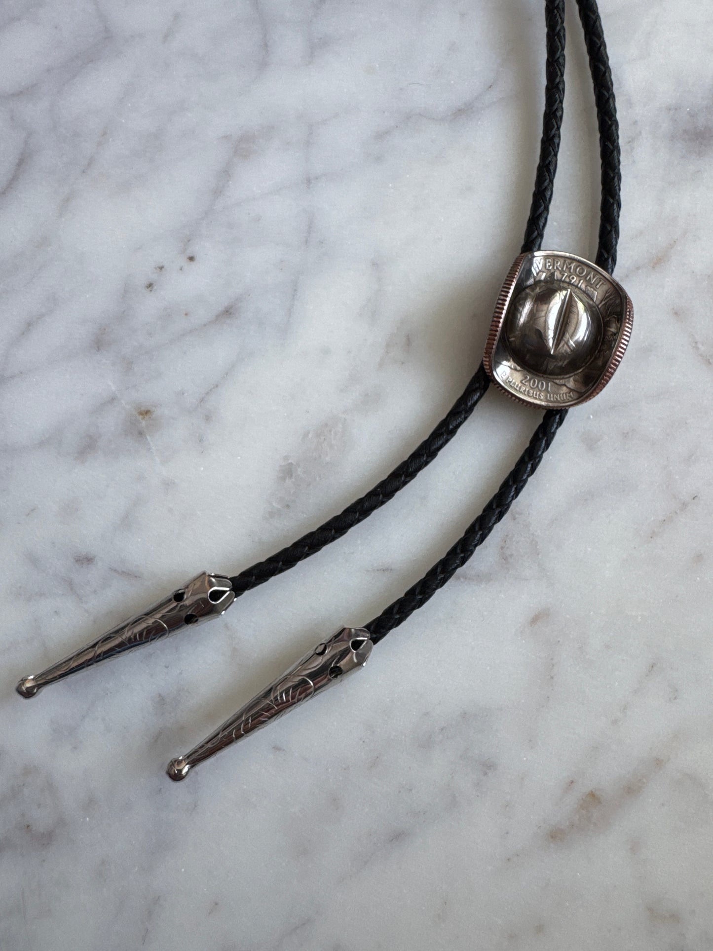 Quarter Cowboy Hat Bolo Tie