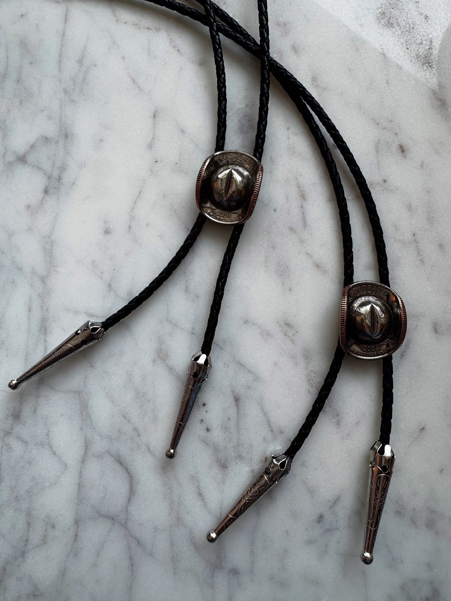 Quarter Cowboy Hat Bolo Tie