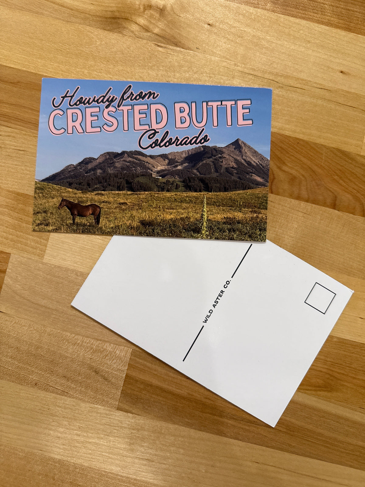 Howdy from Crested Butte Postcard